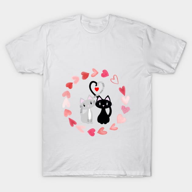 Lovely cat T-Shirt by CreativeXpro